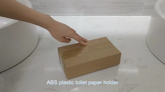 Saige ABS プラスチック壁掛けトイレット ペーパー ホルダー、電話トレイ付きトイレット ペーパー ホルダー